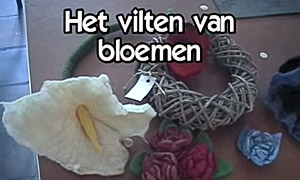Picture: Vilten van bloemen
