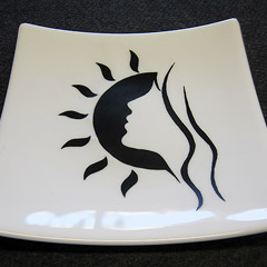 Picture: Sgraffito glasfusing