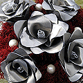 Potje met loodbloemen