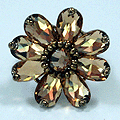 Ring swarovski/steentjes