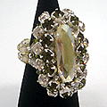 Ring swarovski/steentjes