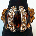Ring swarovski/steentjes