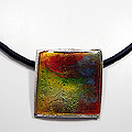 Hanger in zilver en resin