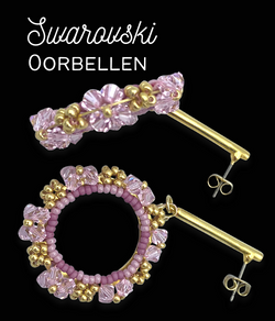 Workshop foto Swarovski oorbellen