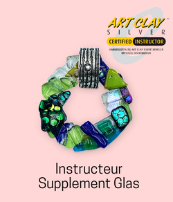 Workshop foto Deel 1 - Art Clay Instructeur opleiding - Supplement glas