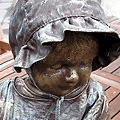 Meisje in Powertex