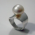 Ring in zilver [werk cursist]