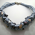 Grillige ZWparel ketting