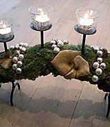 Tafeldecoratie met glaasjes Tafeldecoratie met glaasjes