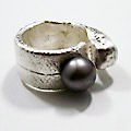 Zilveren ring [werk cursist]