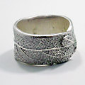 Zilveren ring met hanger