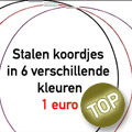 Metalen koordjes