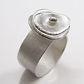 Ring in zilver [werk cursist]