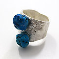 Ring in zilver [werk cursist]