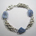 Zilveren ringen armband: Astrid
