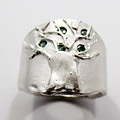 Ring in zilver [werk cursist]
