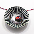 Zilveren hanger schelpmodel