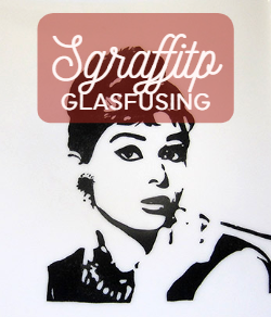 Glasfusen - Sgraffito