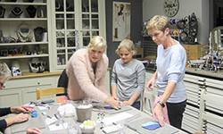 Picture: Fel gekleurde krulvormen