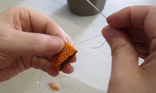 Picture: Peyotte ring met bloem