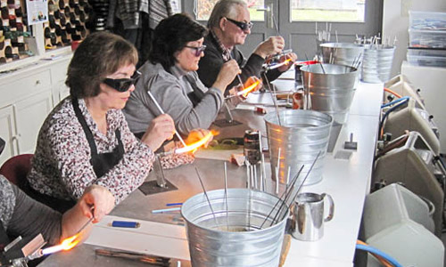 Picture: Glaskralen branden