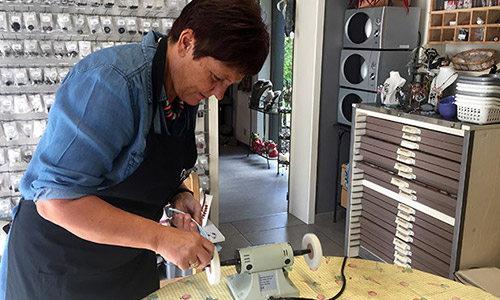 Picture: Halsjuweel in polymeerklei