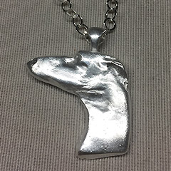 Picture: Windhond in zilverklei [cursist]