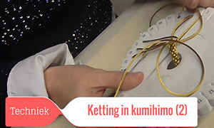 Halsketting maken in Kumihimo - Deel 2