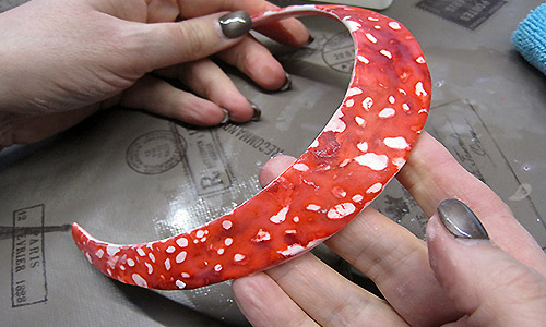 Picture: Halsjuweel in polymeerklei