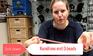 Kumihimo met O-beads