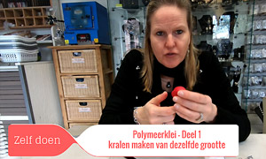 Polymeerklei - E01 - Kralenvan dezelfde grootte