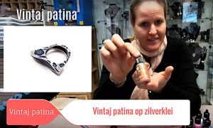 Vintaj patina - E01 - Vintaj op zilverklei