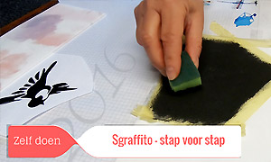 Sgraffito stap-voor-stap