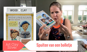 Spuiten van een bolletje met Art Clay Silver