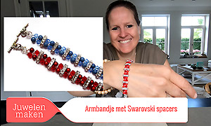 Armband Swarovski spacers