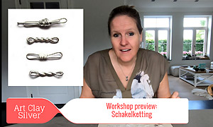 Preview: Schakelketting zilverklei