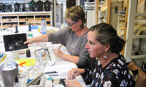 Picture: Draairing in zilverklei