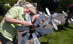 Picture: Zonnebloem in lood