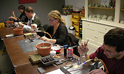 Picture: Glaskralen in het nieuwe glasatelier