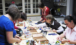 Picture: Glasfusing in de HotPot