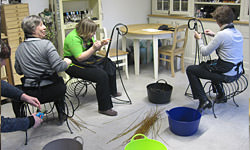 Picture: Gevlochten tuinvijverstoel