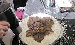 Picture: Bloemenkindje in Powertex