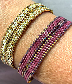 Workshop foto Visgraat armband